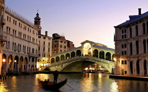 Красивый итальянский город - Венеция