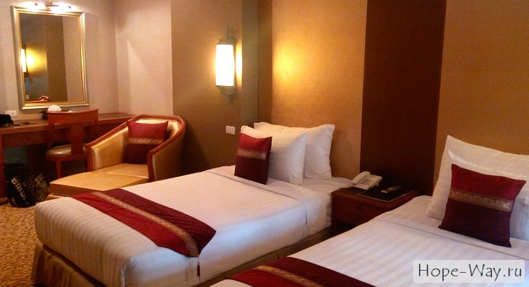 В комнате отеля Nasa Vegas Hotel в Бангкоке