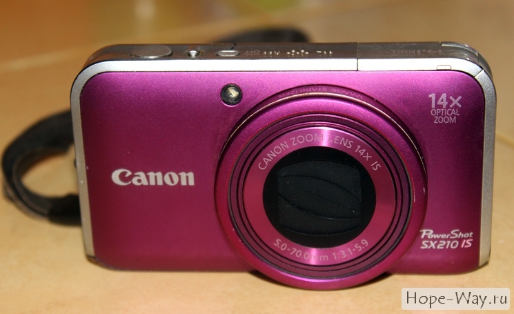 Наш старый фотоаппарат Canon Power Shot SX 210 IS