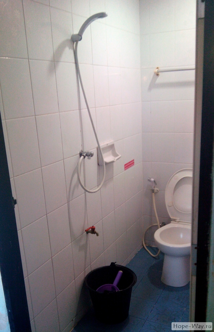 Стандартный душ, совмещенный с туалетом в Amazing House